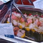 Brochette Saumon-Cabillaud </br> aux agrumes